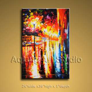   Textured Contemporary Fine Art Modern Palette Knife Oil Painting