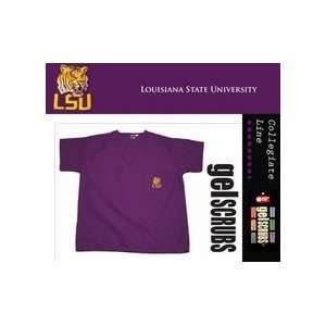 Louisiana State (LSU) Tigers Scrub Style Top from GelScrubs (with 