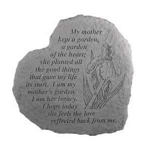    My Mother Kept a Garden Memorial Stone: Patio, Lawn & Garden