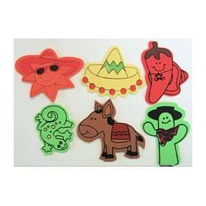  Fiesta Foam Shapes (With Adhesive) 