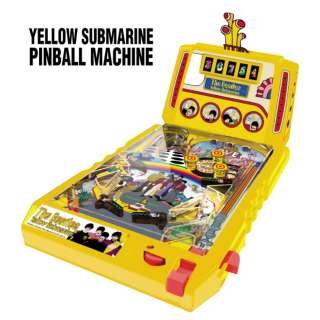 Beatles/Yellow Submarine Tabletop Pinball Machine  