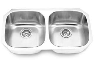 Undermount Stainless Steel Double Bowl Sink Model 502A  