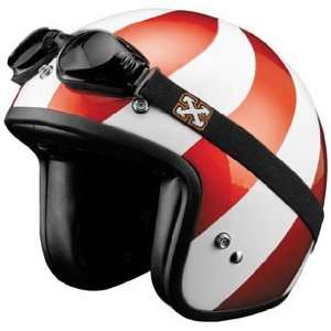 SparX Old School Bobber Open Face Pearl Motorcycle Helmet Peppermint w 
