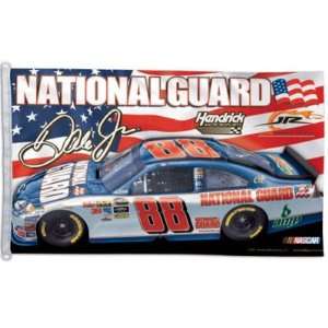   EARNHARDT JR. OFFICIAL NASCAR LOGO 3X5 BANNER FLAG: Sports & Outdoors