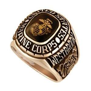  Independence Marine Corps Ring   10kt Yellow Gold Jewelry