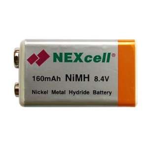  9 Volt 160 mAh NiMH Nexcell Battery Electronics