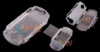 Clear Crystal Hard Cover Case for Sony PSP 2000 Slim  