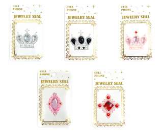 INSTA BLING Crown & Mirrors Cell Phone Jewelry Seal Stickers