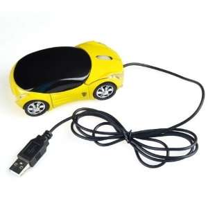  Neewer USB 3D Yellow Car Shape Optical mouse Mice for 