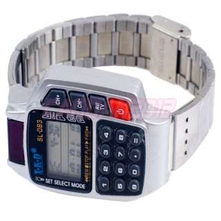 New Rare TV/DVD Remote Control Calculator Backlight Wrist Watch  