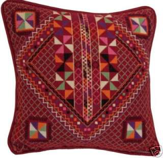 Palestinian Embroidered Cushion Pillow Crossroads Trade Pillows 