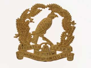 New Zealand. 4th Waikato Mounted Rifles Cap Badge.  