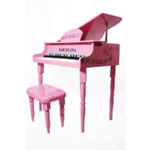   Kids 30 Keys Baby Grand Piano with Matching Bench Musical Instruments