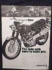 1969 Honda 450 Scrambler Bike Original Vintage AD C MY STORE 5 