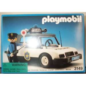  Playmobil 3149 Police Car and Police Person: Toys & Games