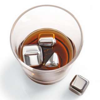 ICE Cubes Stainless Steel Drink Chillers Set of 3  