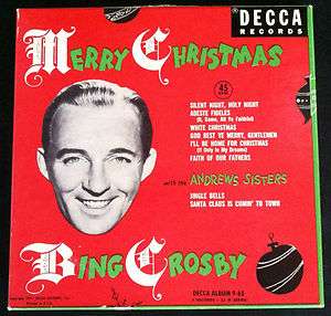 Bing Crosby w/ The Andrews Sisters   Merry Christmas   Decca 1951   9 
