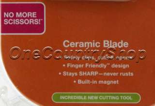 Slice Safety Cutter w/Ceramic Blade Easy & Safe NEW  