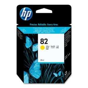  HP Consumables, 82 Yellow Ink Cartridge (Catalog Category Printers 