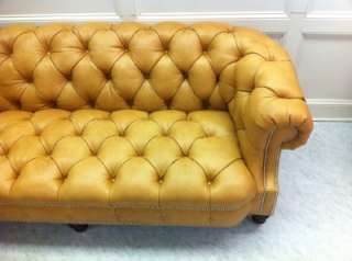 RALPH LAUREN Tufted Chesterfield LEATHER Sofa   BRAND NEW  