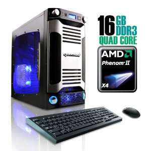  AMD Phenom II X4 Gaming PC, W7 Home Premium, Black/Silver: Electronics