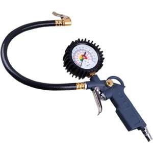  Analog Tire Inflatable Gun with Gauge for motorcycles&cars 