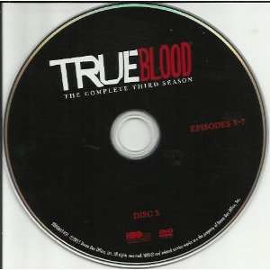  True Blood Season 3 Disc 3 Replacement Disc Movies & TV