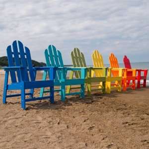  Polywood Recycled Plastic Long Island Adirondack Dining Chair 