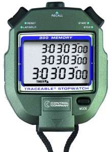 Control Company 1052 NIST Calibrated Stopwatch  
