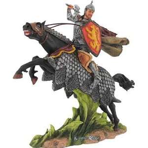  Viking Warrior on Horseback Resin Figurine
