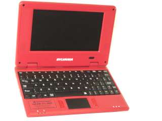 SYLVANIA SYNET07526 R 7 LCD RED LAPTOP NETBOOK  