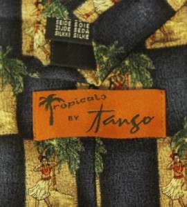 Tropicalo Tango Hawaii Hula Girl Tie Island Silk  
