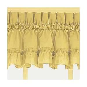  JC Penney Ruffled Valance Providence Yellow: Home 