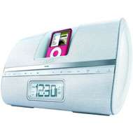 Memorex iWake Up Clock Radio with iPod Dock (White)  