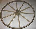 primitive antique baby carriage buggy wood iron wheel country folk