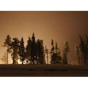  Light Pollution from a Night Ski Area Fills the Sky on Mt 