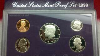 United States Mint Proof Set 1990  