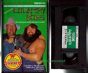 WWF WRESTLINGS COUNTRY BOYS VHS COLISEUM VIDEO WF012  