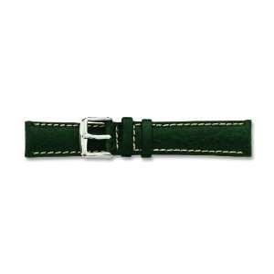  de Beer Red Sport Leather Watch Band 24mm