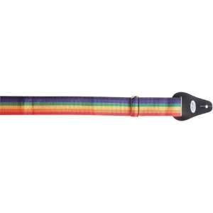  Stagg Acoustic Guitar Strap (Rainbow) Musical Instruments