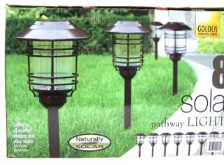   Pathway Garden Walkway Lights. Item is used but looks and works great