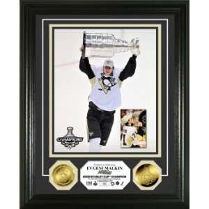   Malkin 09 Stanley Cup 24KT Gold Coin Photo Mint