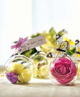 Wedding Reception Favor Decoration Flower Blown Glass Globes / Tea 