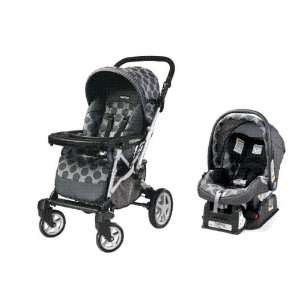   Uno Stroller and Primo Viaggio SIP 30/30 Car Seat in Pois Gray Baby