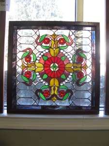 VICTORIAN STYLE STAINED GLASS WINDOW BP123  