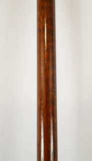 Antique 19C. Gold Filled Snake Wood Walking Stick Cane  