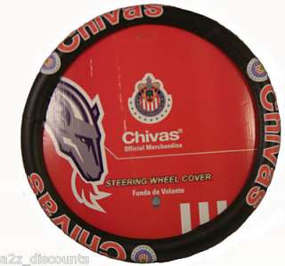 Chivas Mexico Soccer car truck steering wheel cover New  