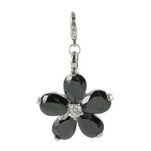 Quiges Charms Pendant Flower for Thomas Sabo type bracelets and 