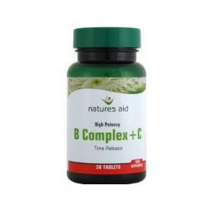  Natures Aid Vitamin B Complex + C (High Potency) Health 