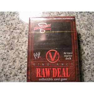 WWE WWF Wrestling Raw Deal VENGEANCE CCG TCG    MYSTERY Starter Theme 